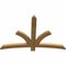 Ekena Millwork Davenport Rough Sawn Timber Gable Bracket, Western Red Cedar, 60"W x 40"H x 2"D x 4"F, 16/12 Pitch GBW060X40X0204DAV00RWR - alternate 4